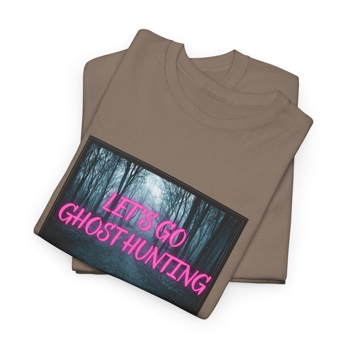 Let's Go Ghost Hunting Unisex Heavy Cotton Tee