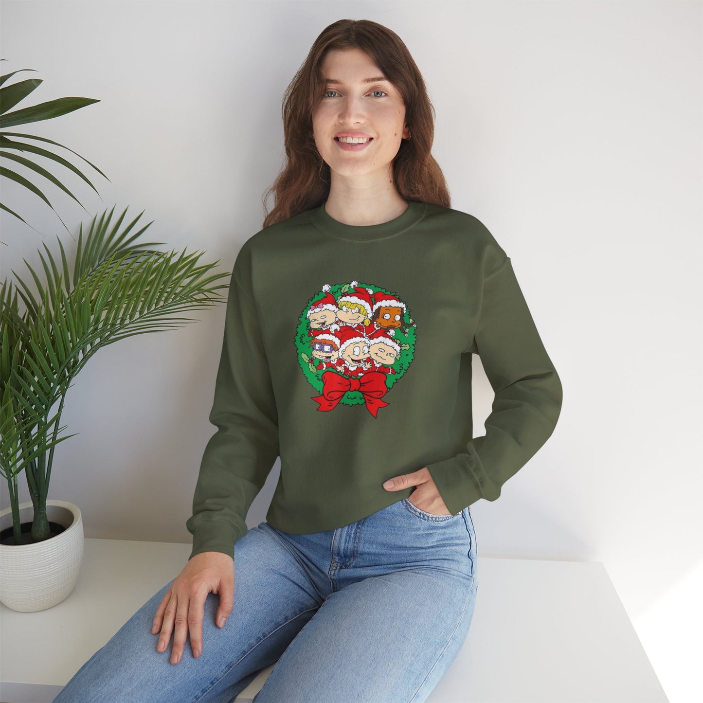 Rugrats Christmas Unisex Heavy Blend™ Crewneck Sweatshirt