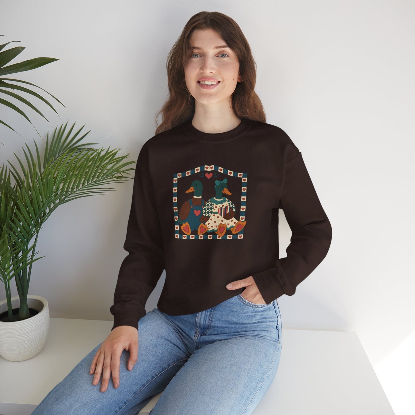 Vintage Geese Unisex Heavy Blend™ Crewneck Sweatshirt