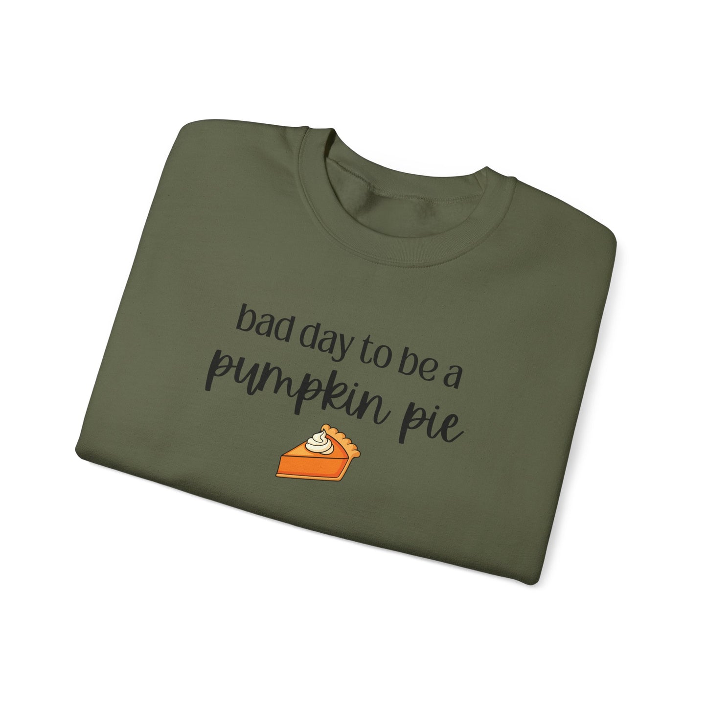 Bad Day to be a Pumpkin Pie Unisex Heavy Blend™ Crewneck Sweatshirt