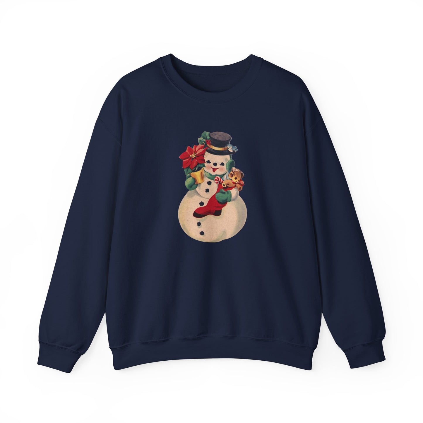 Vintage Snowman Unisex Heavy Blend™ Crewneck Sweatshirt
