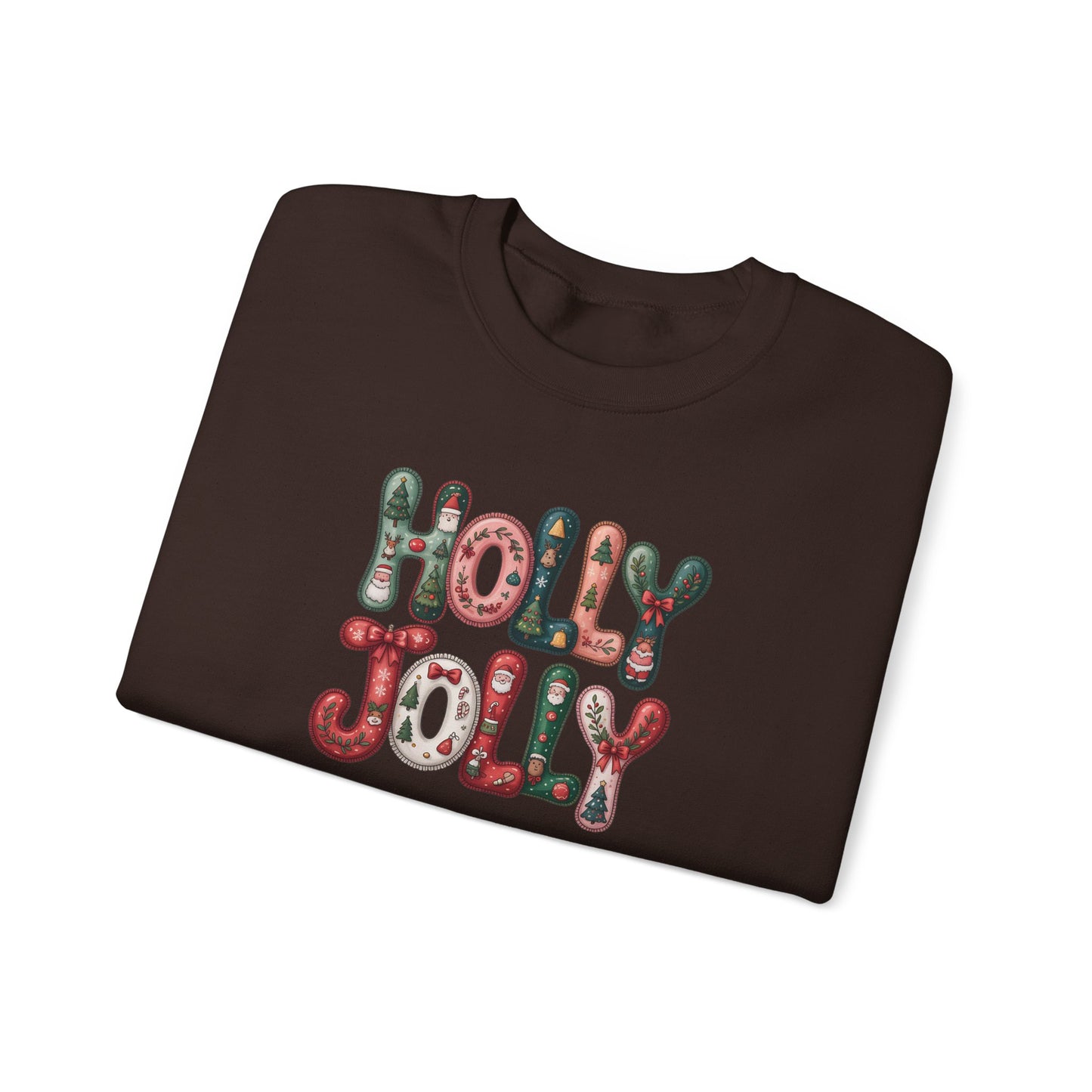 Holly Jolly Unisex Heavy Blend™ Crewneck Sweatshirt