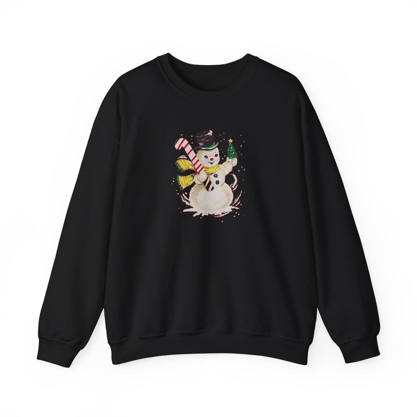 Vintage Snowman Unisex Heavy Blend™ Crewneck Sweatshirt