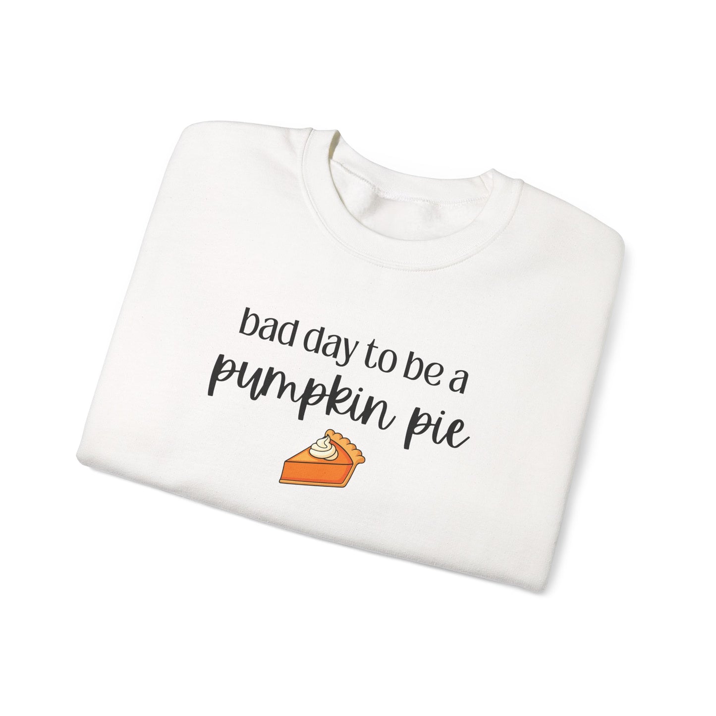 Bad Day to be a Pumpkin Pie Unisex Heavy Blend™ Crewneck Sweatshirt