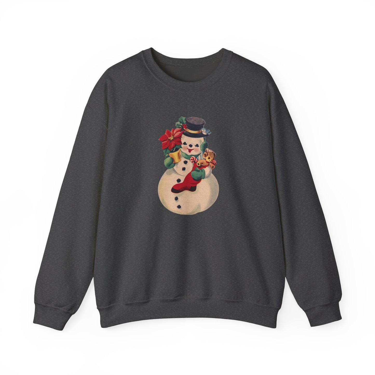 Vintage Snowman Unisex Heavy Blend™ Crewneck Sweatshirt