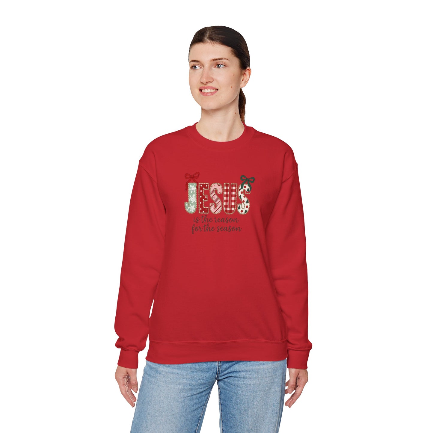 Jesus Is The Reason For The Season Unisex Heavy Blend™ Crewneck Sweatshirt