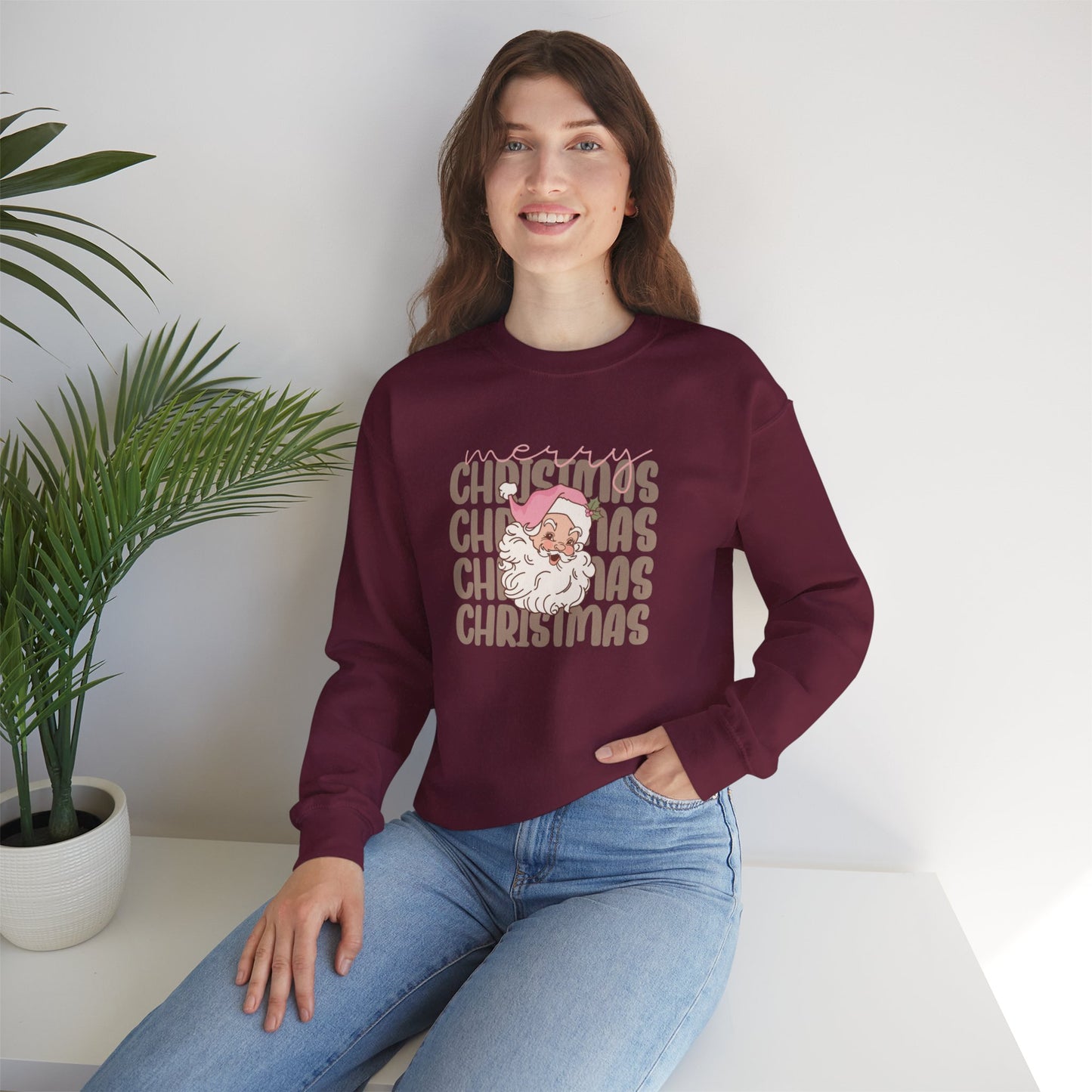 Merry Christmas Unisex Heavy Blend™ Crewneck Sweatshirt