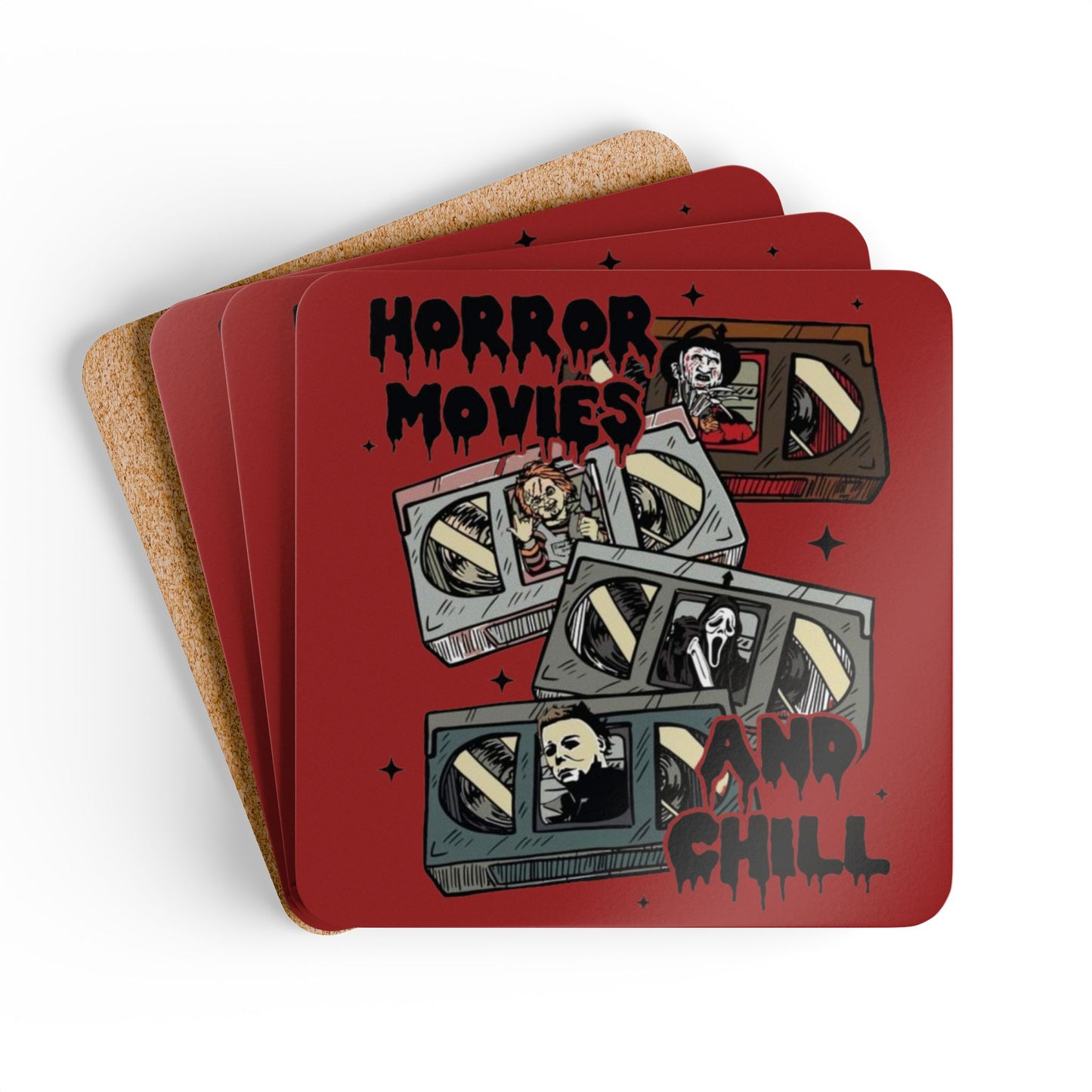 Corkwood Coaster Set