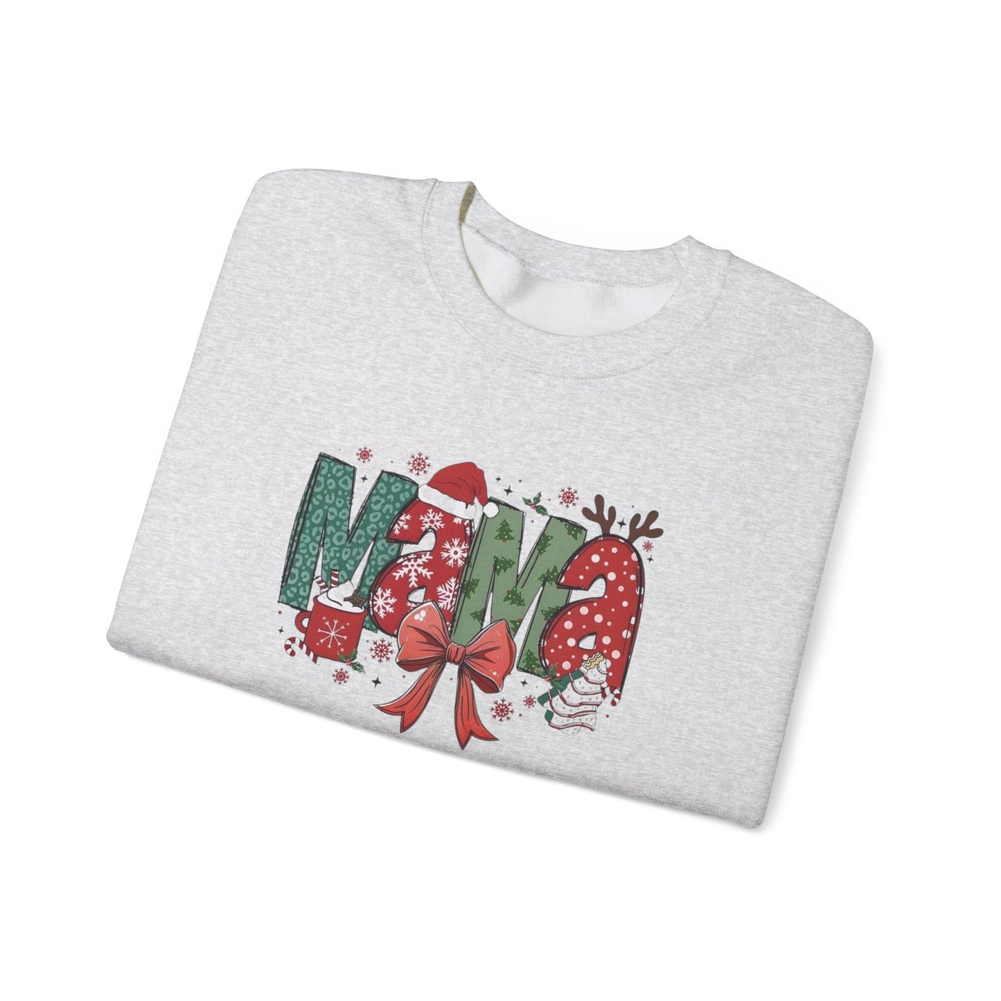 Christmas Mama Heavy Blend™ Crewneck Sweatshirt