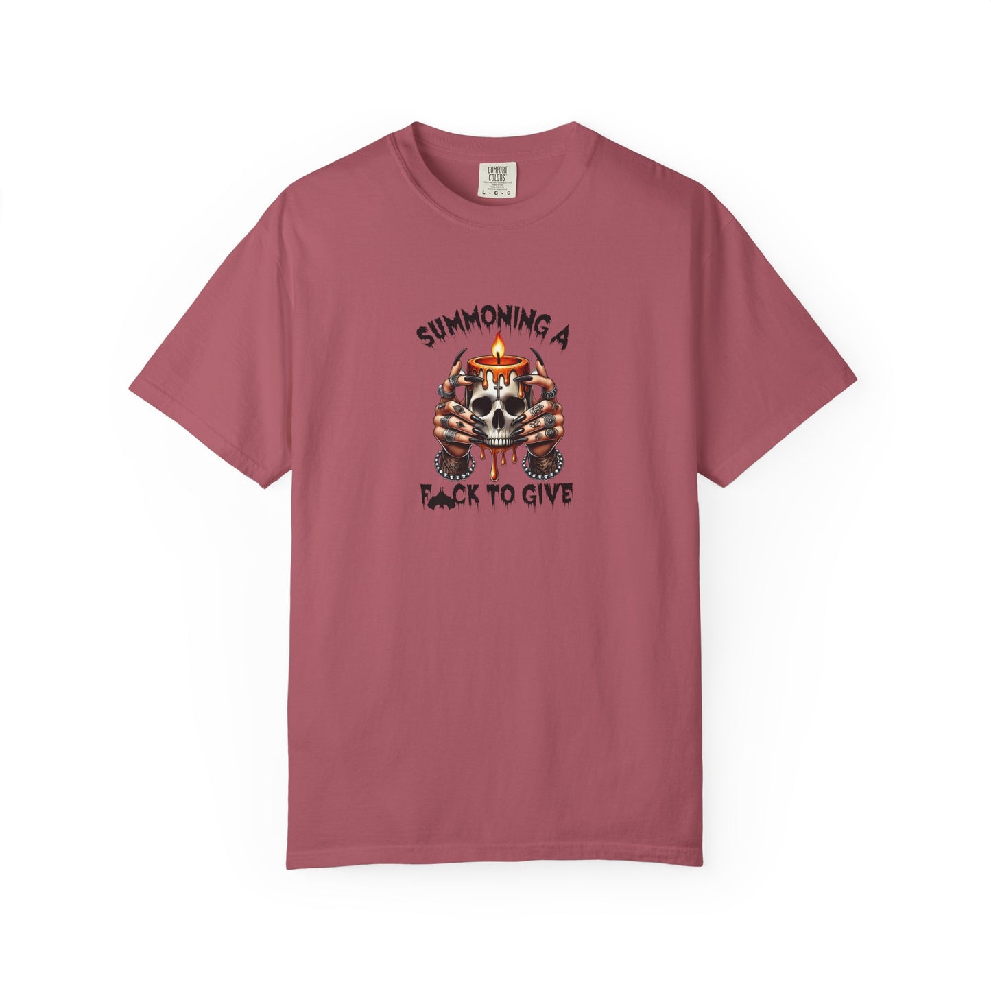 Summoning a F To Give Unisex Garment-Dyed T-shirt