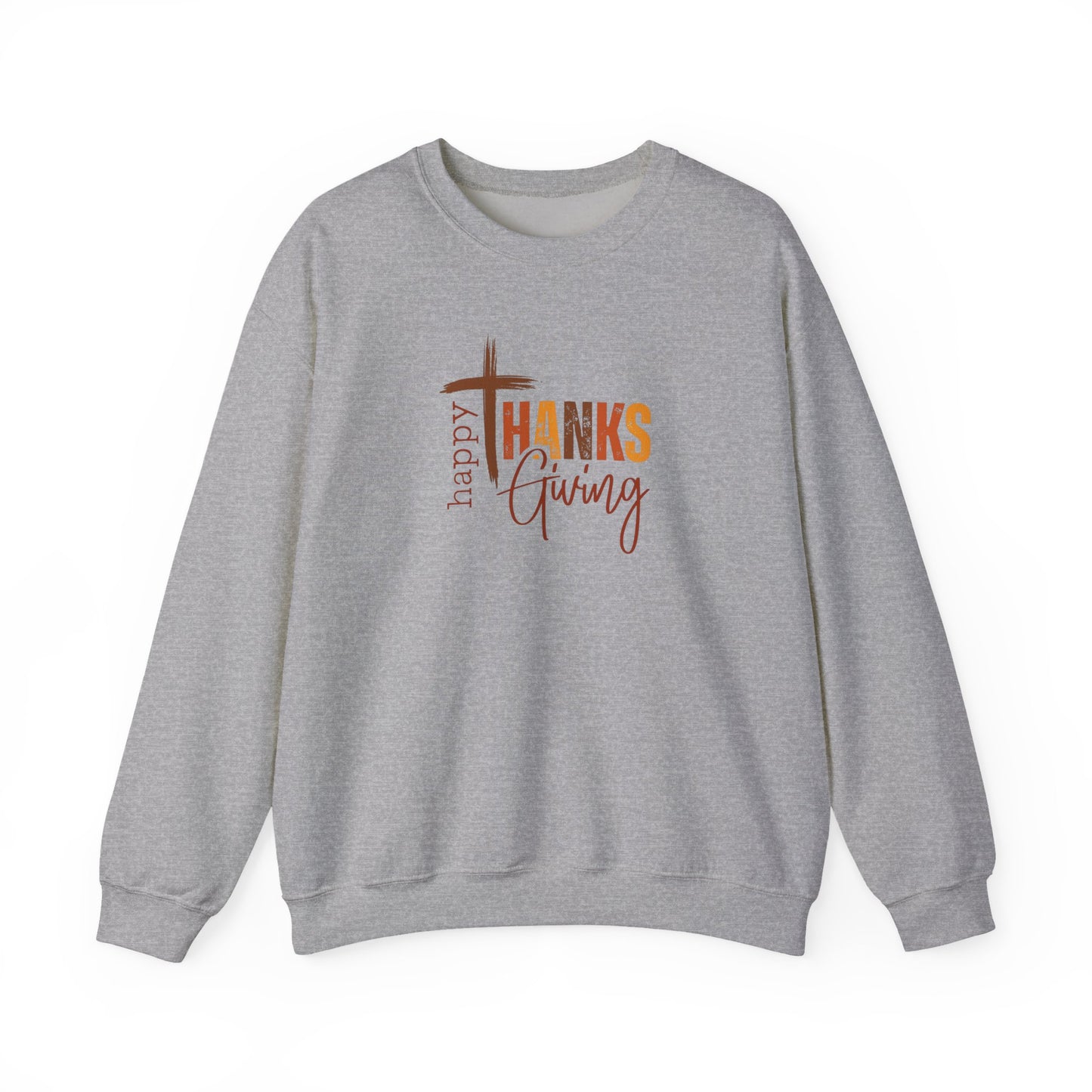 Happy Thanksgiving Heavy Blend™ Crewneck Sweatshirt