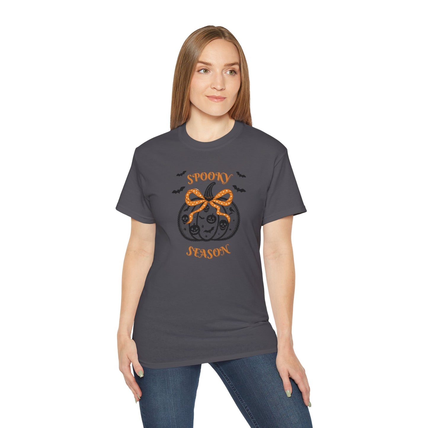 Spooky Season-Laced Pumpkin Unisex Ultra Cotton Tee