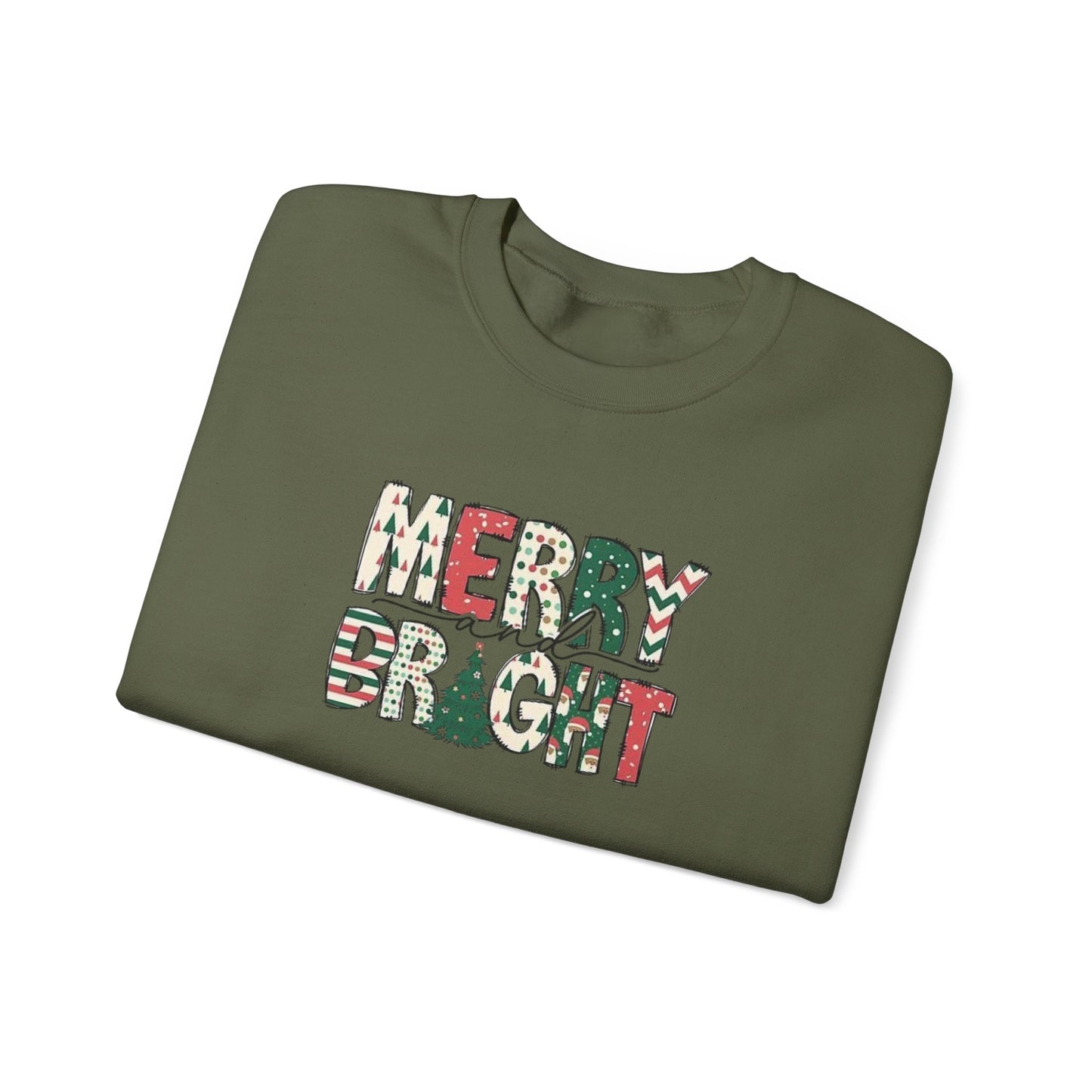 Merry & Bright Unisex Heavy Blend™ Crewneck Sweatshirt