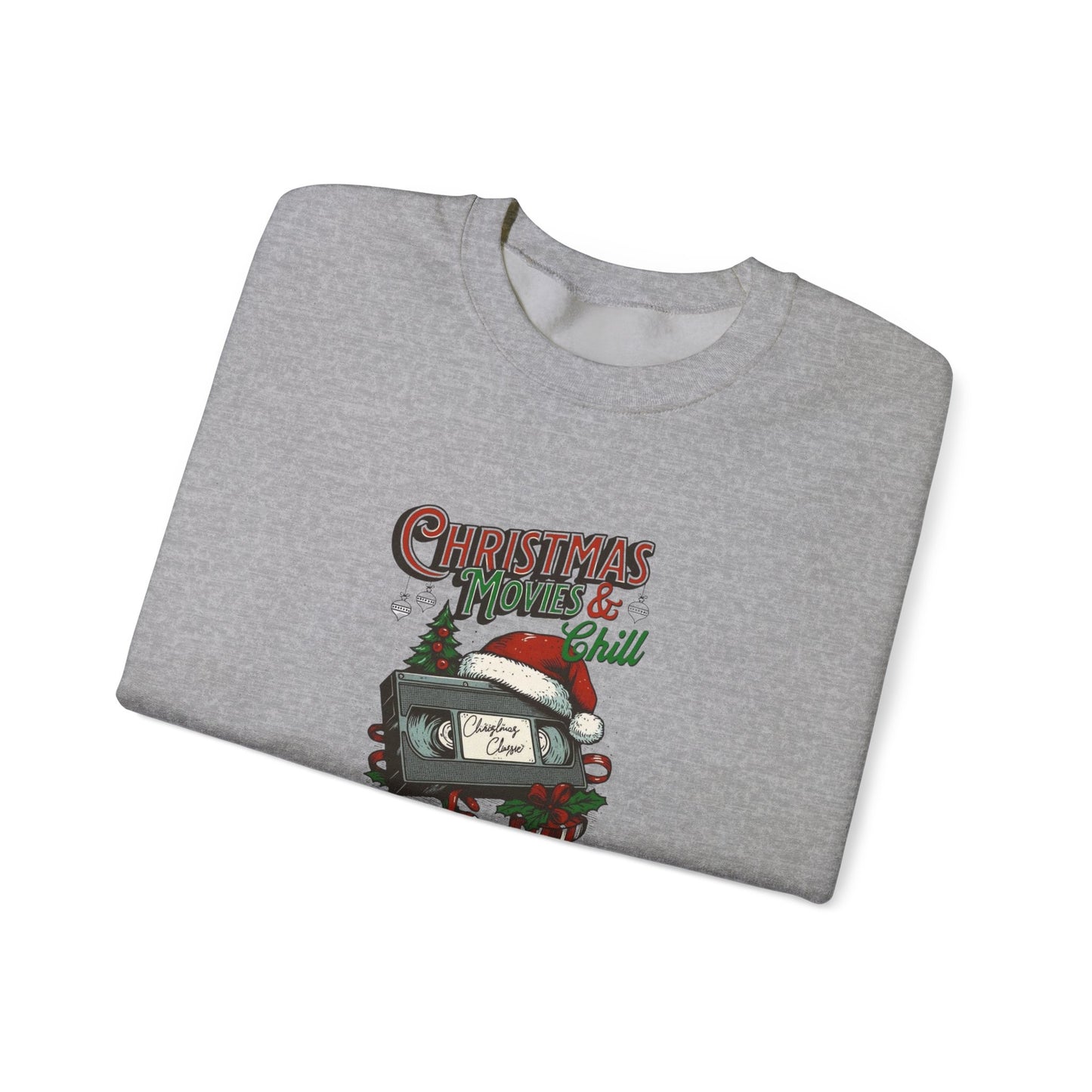 Christmas Movies & Chill Heavy Blend™ Crewneck Sweatshirt