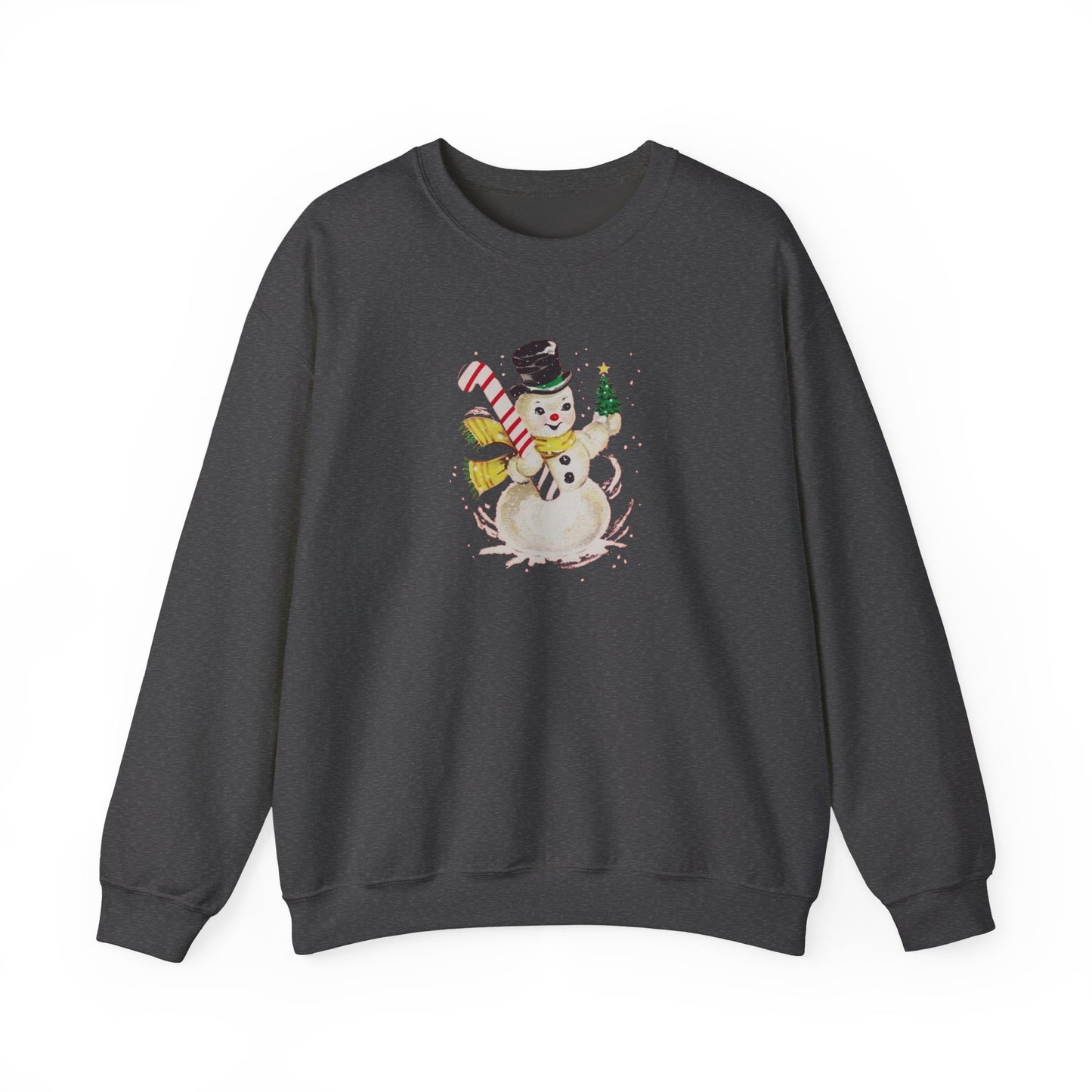 Vintage Snowman Unisex Heavy Blend™ Crewneck Sweatshirt