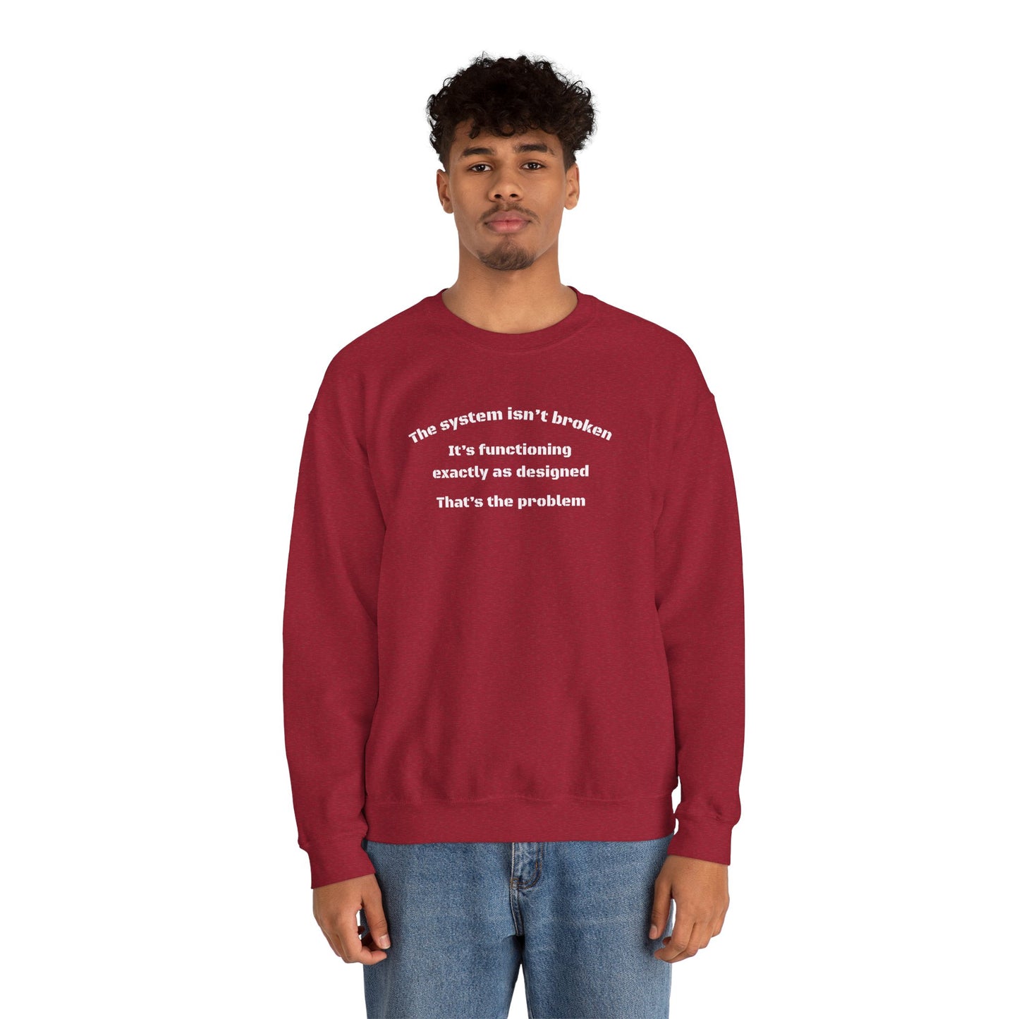 The System Unisex Heavy Blend™ Crewneck Sweatshirt
