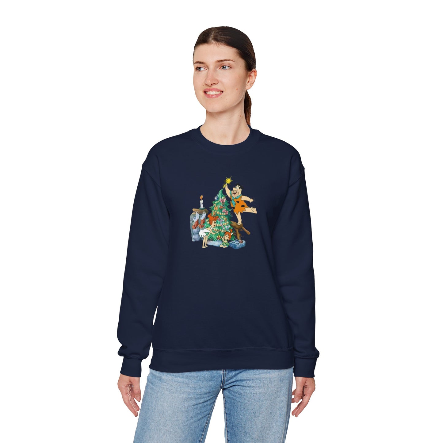 Flinstones Christmas Unisex Heavy Blend™ Crewneck Sweatshirt