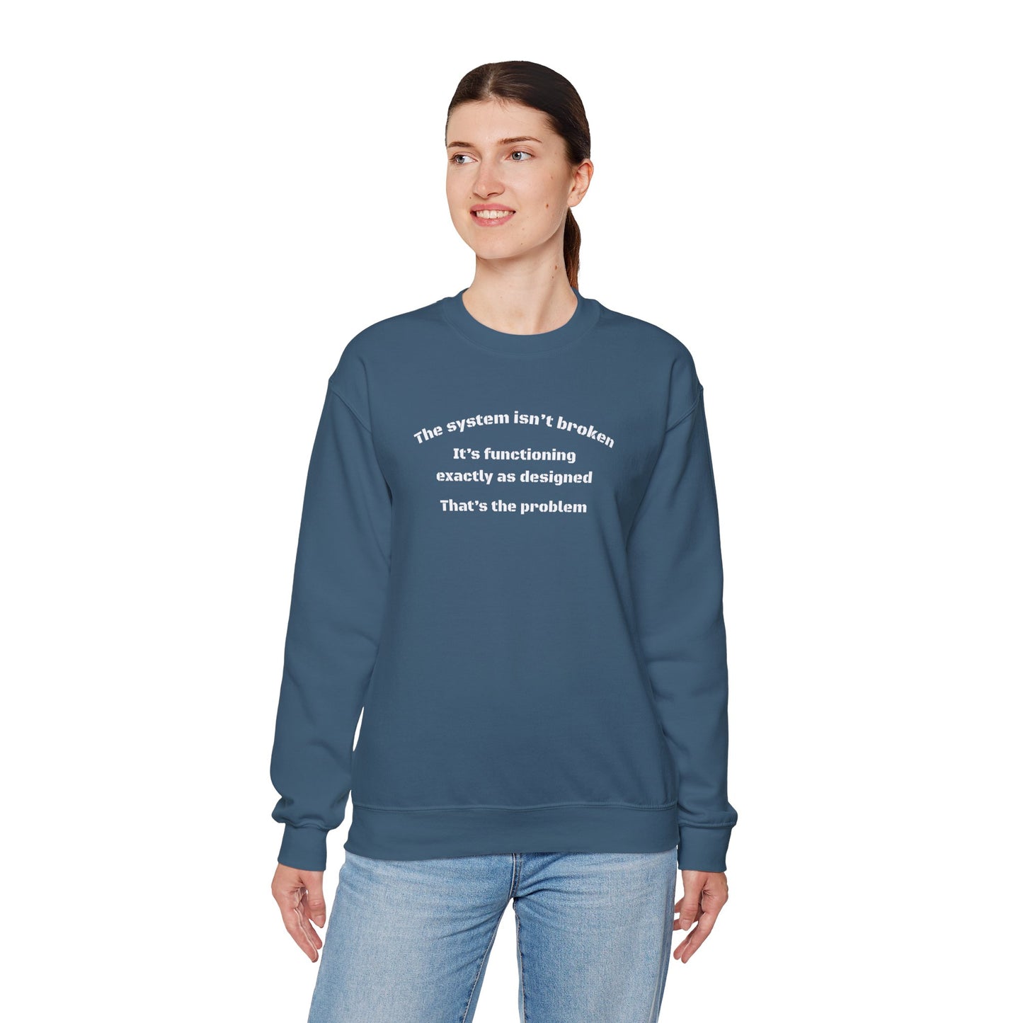 The System Unisex Heavy Blend™ Crewneck Sweatshirt