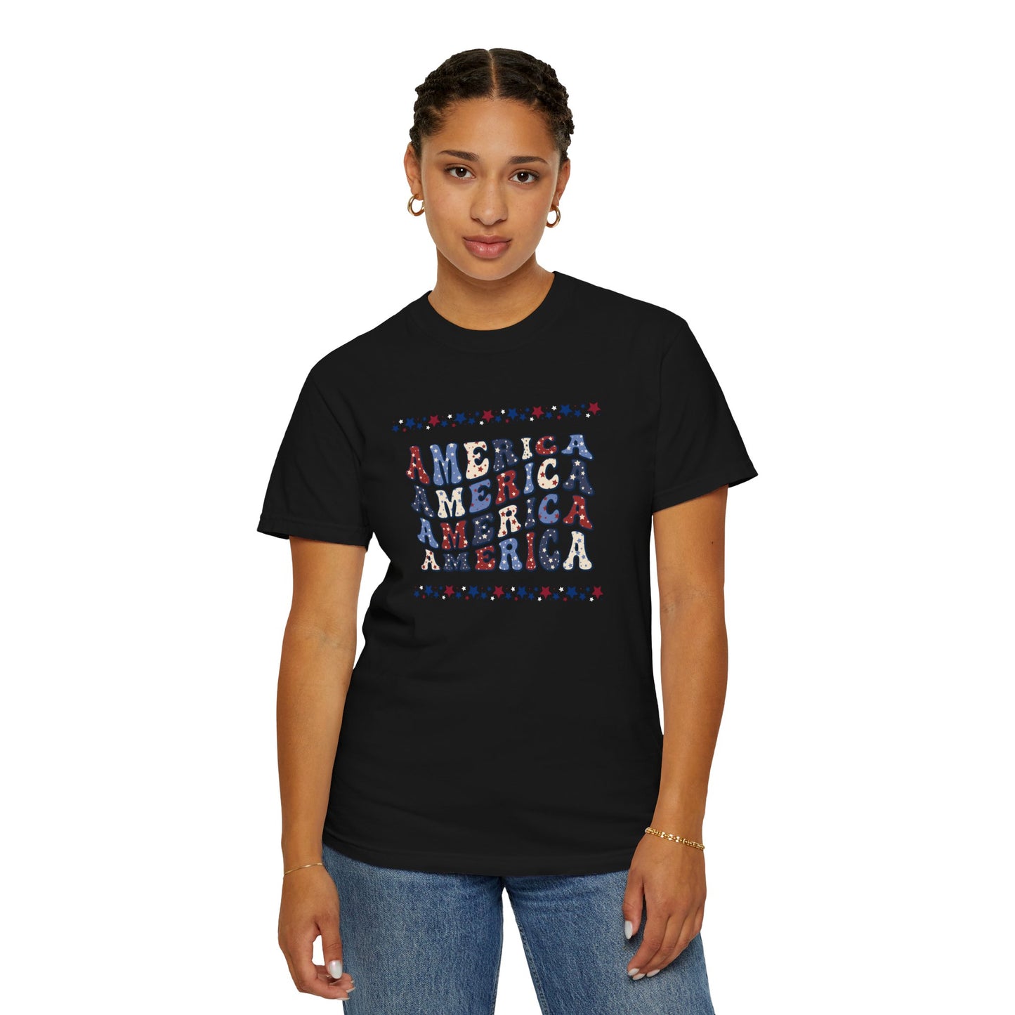 America/4th of July Garment-Dyed T-shirt