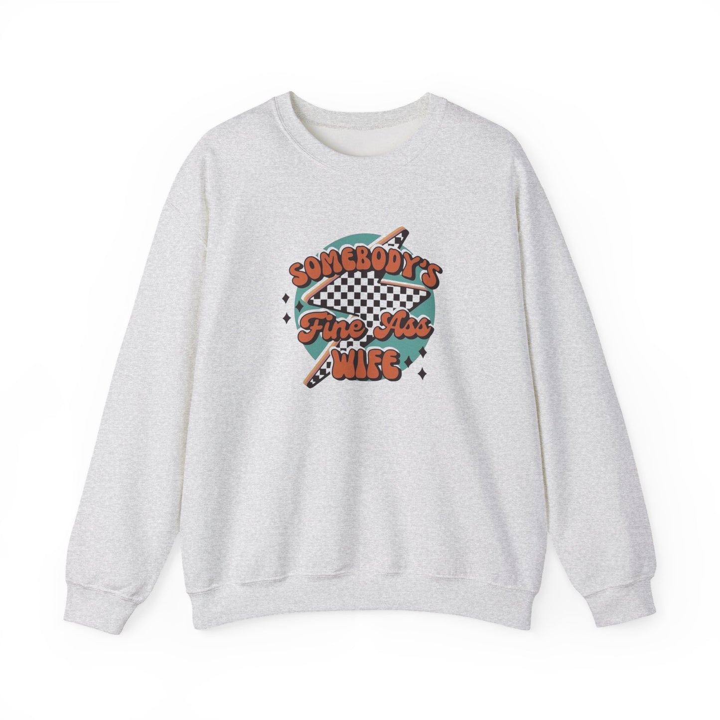 Somebody's Fine A** Wife Heavy Blend™ Crewneck Sweatshirt