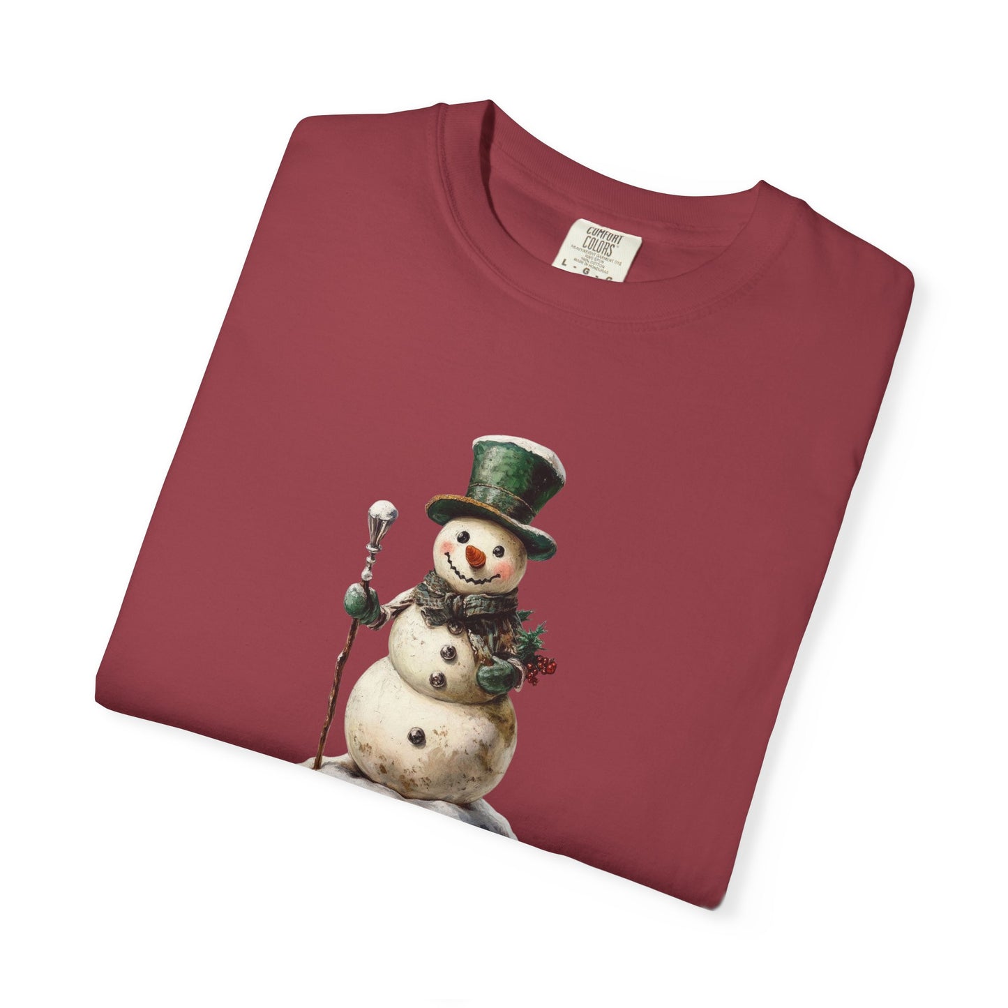 Snowman Unisex Garment-Dyed T-shirt