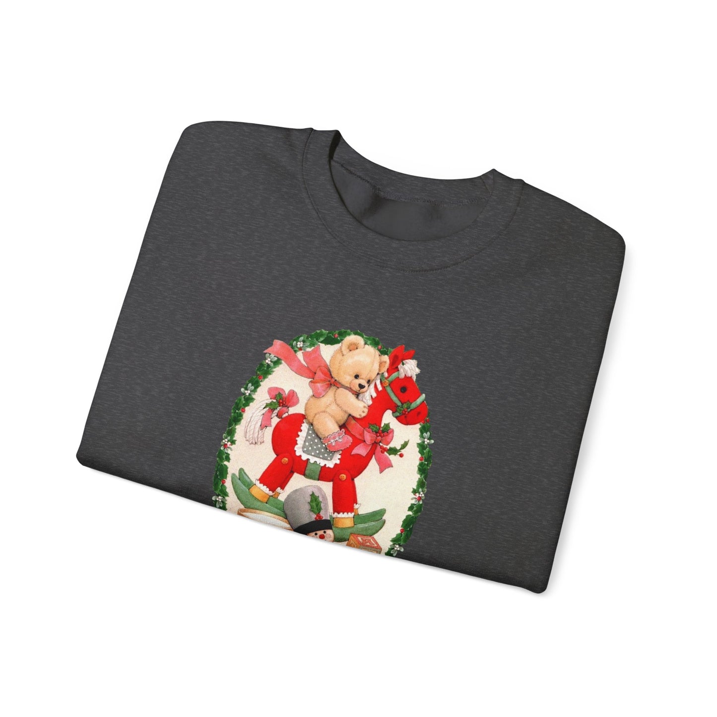 Vintage Christmas Toys Unisex Heavy Blend™ Crewneck Sweatshirt