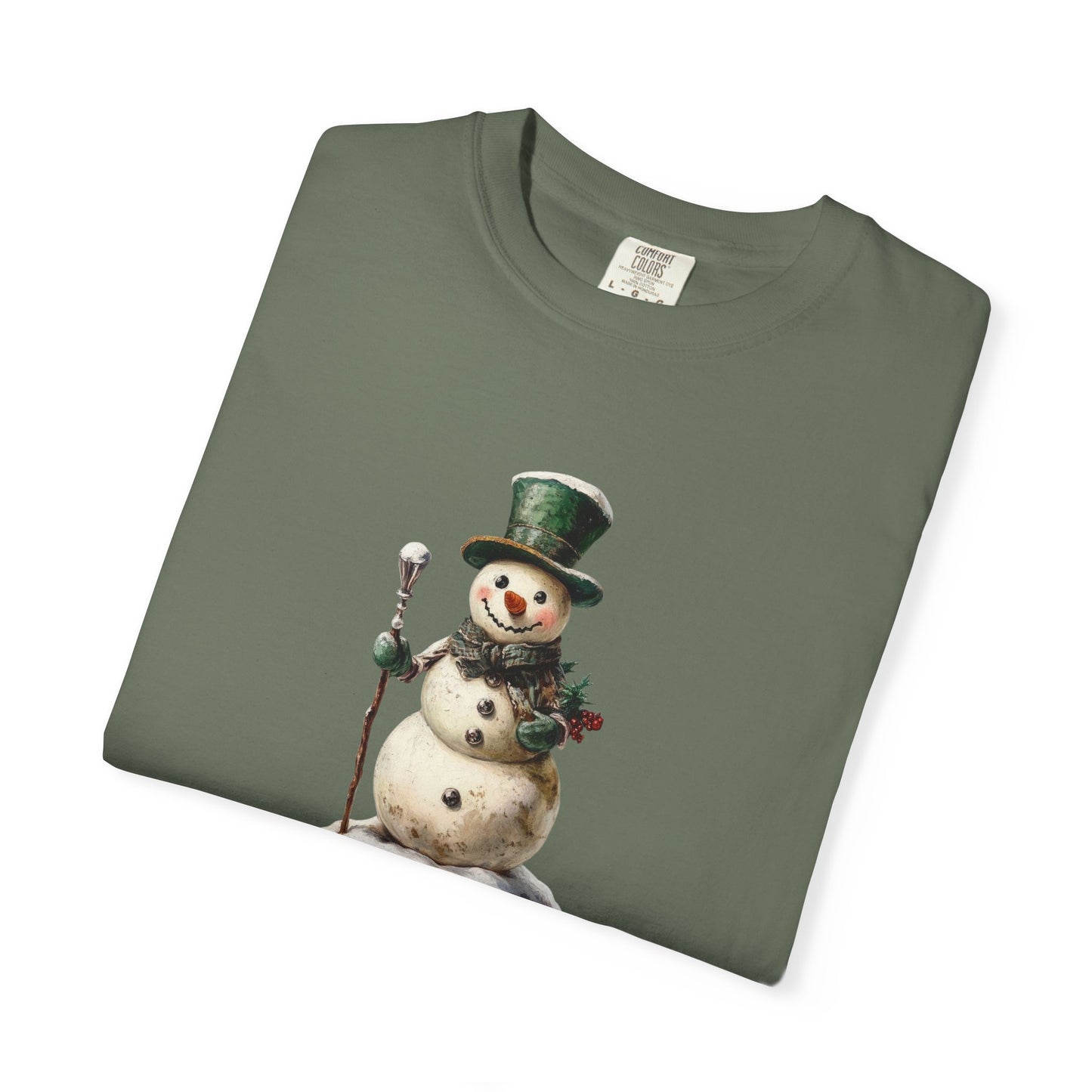 Snowman Unisex Garment-Dyed T-shirt