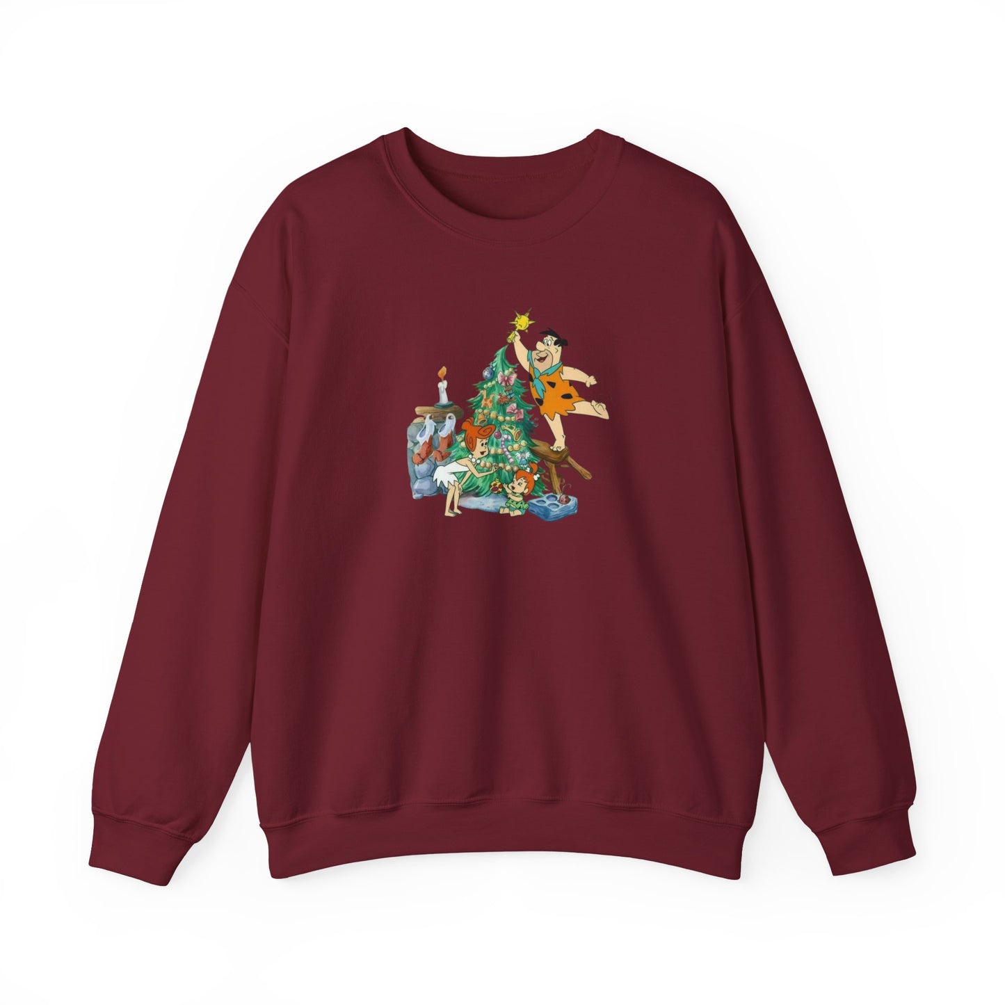 Flinstones Christmas Unisex Heavy Blend™ Crewneck Sweatshirt