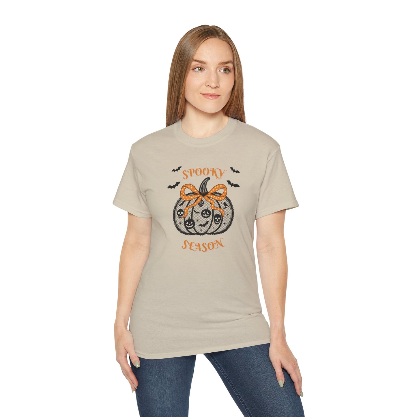 Spooky Season-Laced Pumpkin Unisex Ultra Cotton Tee