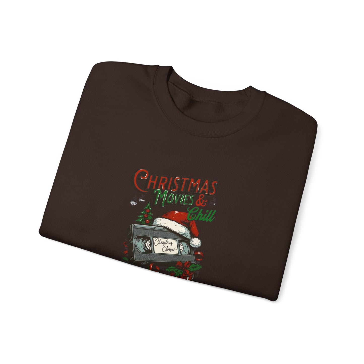 Christmas Movies & Chill Heavy Blend™ Crewneck Sweatshirt