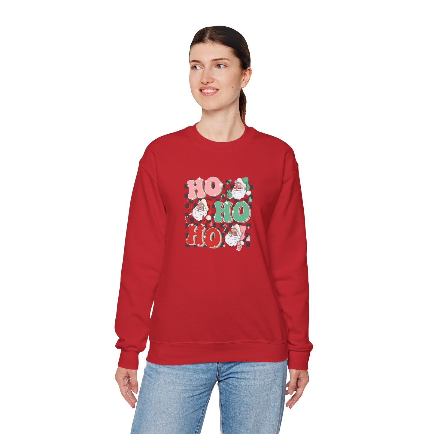 Ho Ho Ho Heavy Blend™ Crewneck Sweatshirt