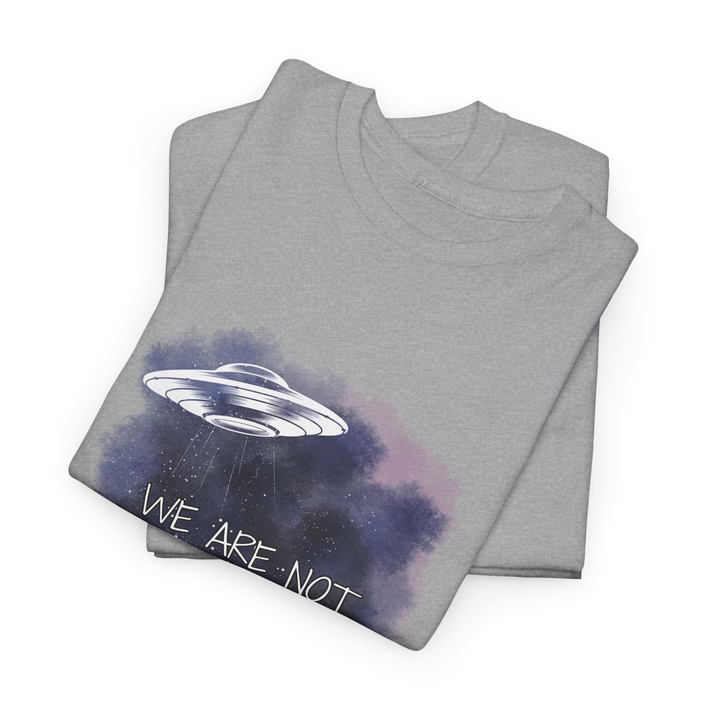 We are not alone Unisex Heavy Cotton Tee