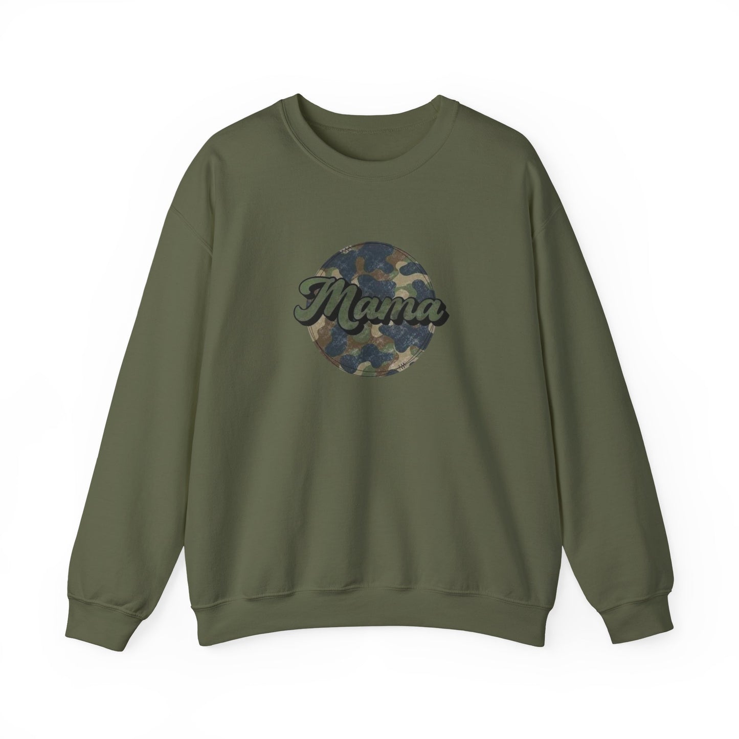 Mama Camo Heavy Blend™ Crewneck Sweatshirt