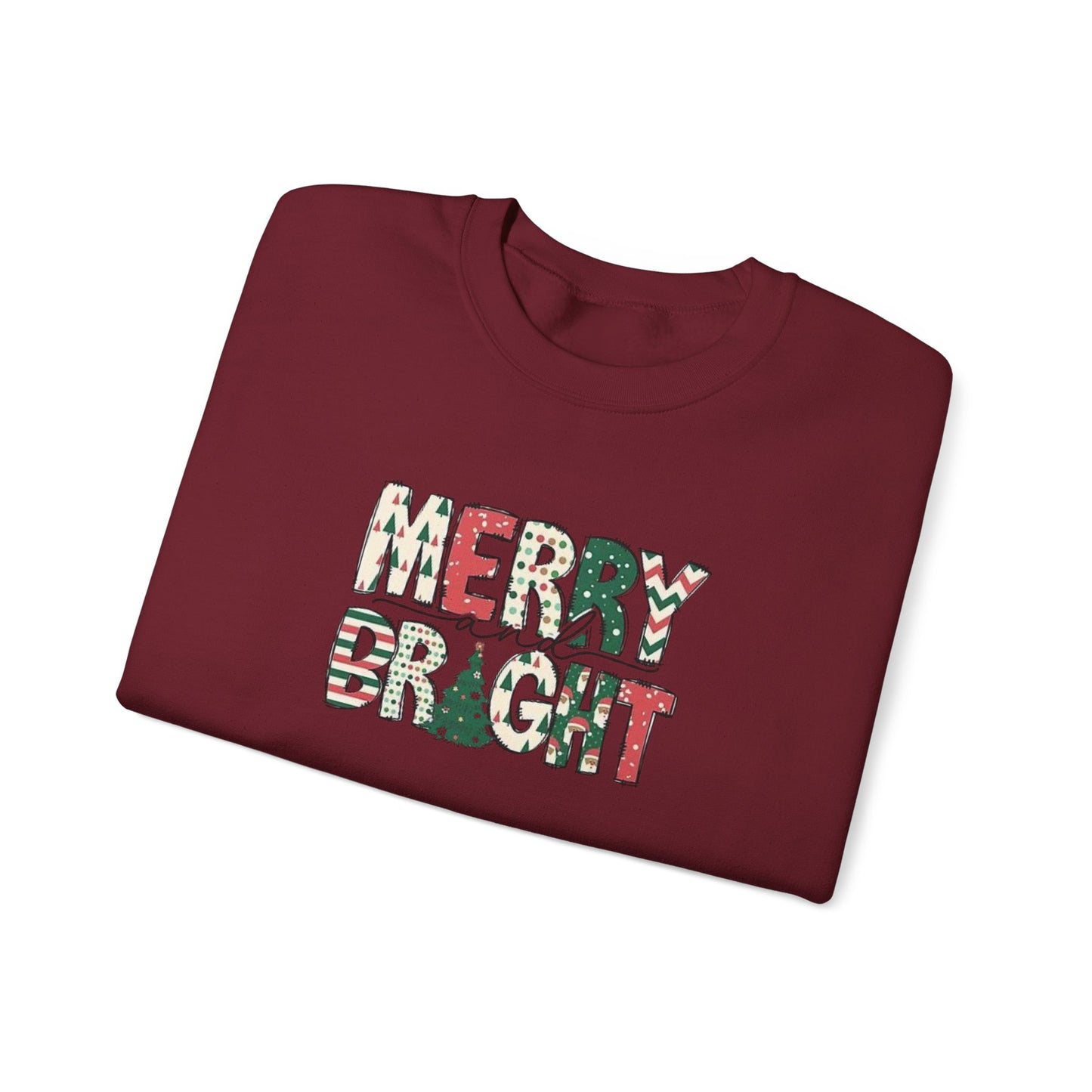 Merry & Bright Unisex Heavy Blend™ Crewneck Sweatshirt