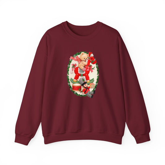 Vintage Christmas Toys Unisex Heavy Blend™ Crewneck Sweatshirt