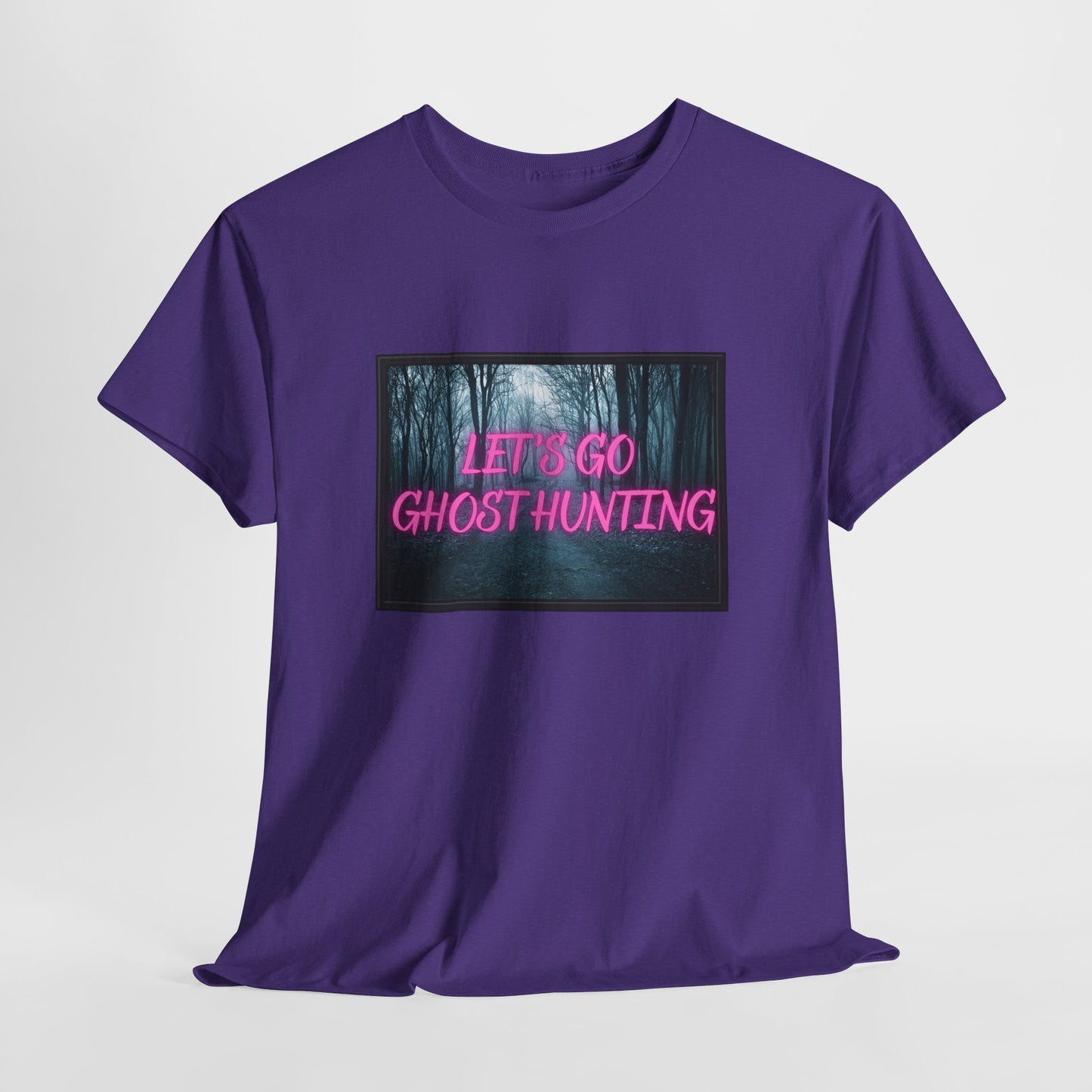 Let's Go Ghost Hunting Unisex Heavy Cotton Tee