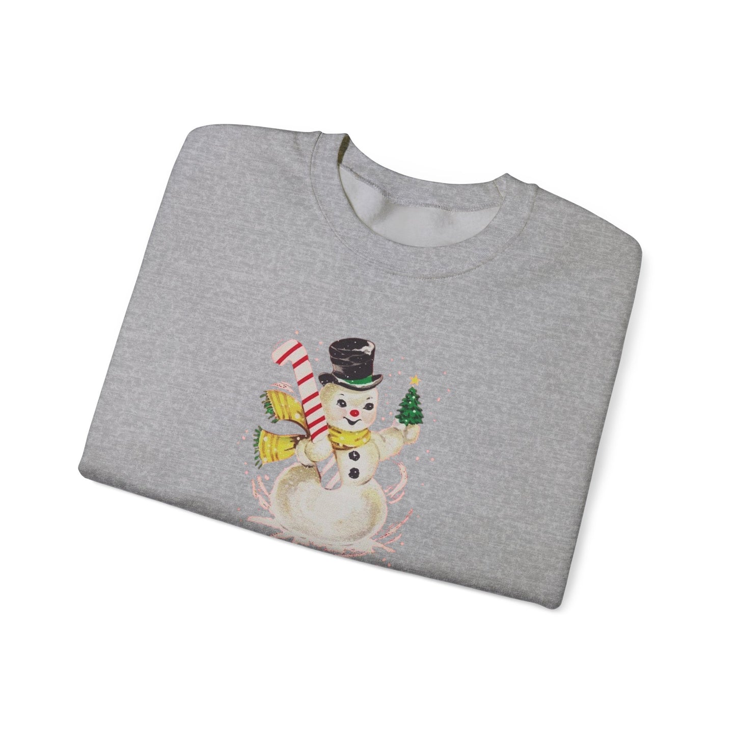 Vintage Snowman Unisex Heavy Blend™ Crewneck Sweatshirt