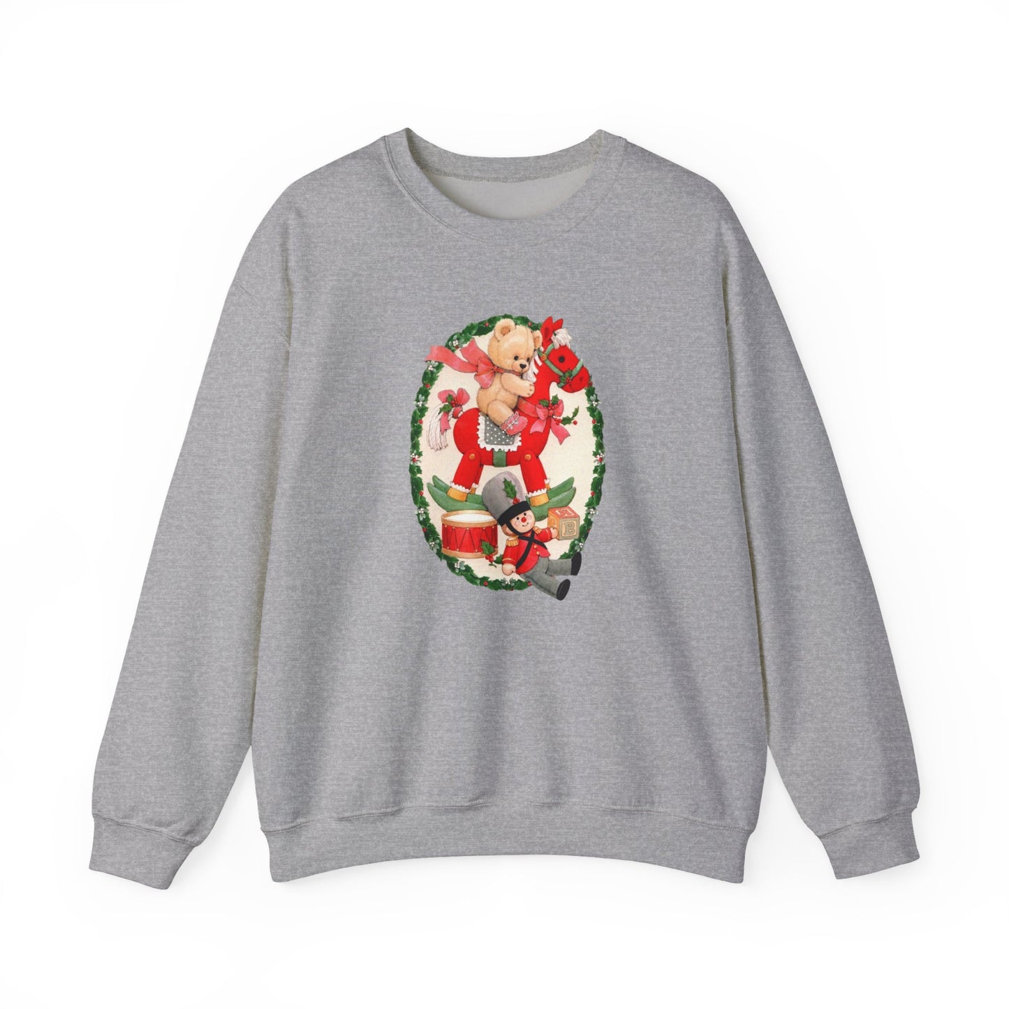 Vintage Christmas Toys Unisex Heavy Blend™ Crewneck Sweatshirt
