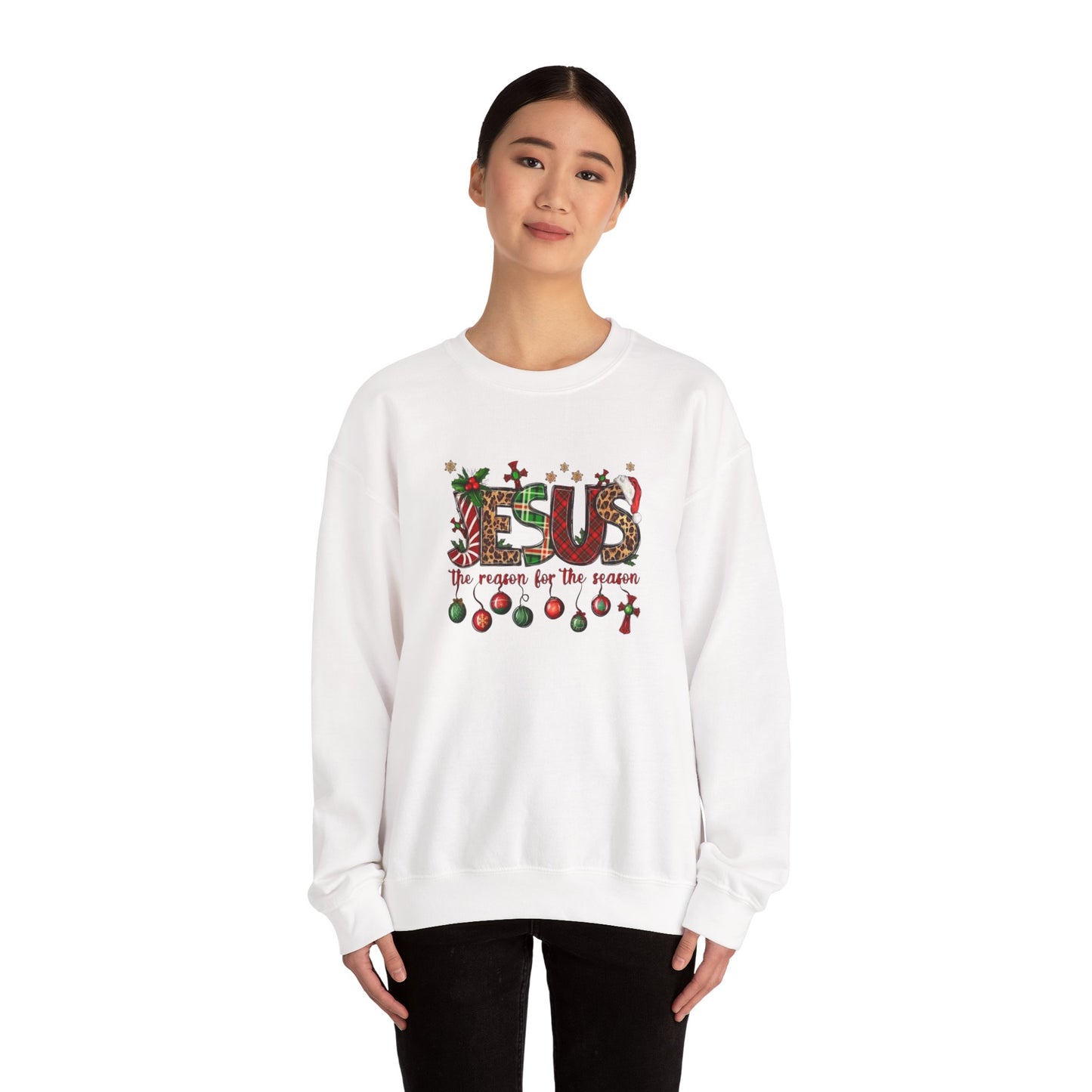 Jesus is the Reason for the Season Heavy Blend™ Crewneck Sweatshirt