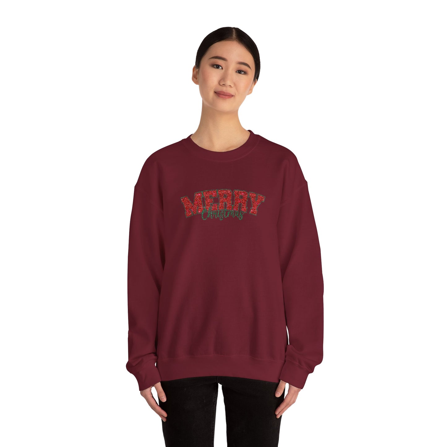 Merry Christmas Heavy Blend™ Crewneck Sweatshirt