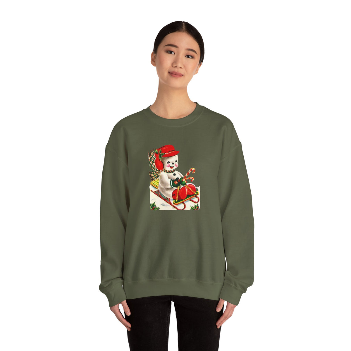 Vintage Christmas Unisex Heavy Blend™ Crewneck Sweatshirt