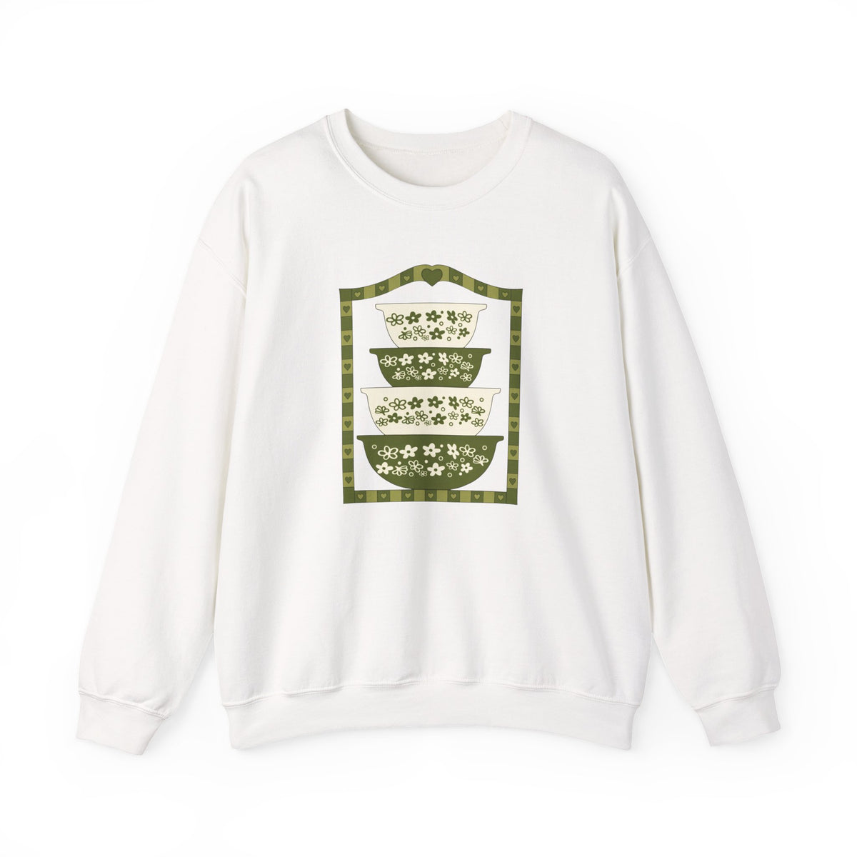 Vintage Dishware Unisex Heavy Blend™ Crewneck Sweatshirt