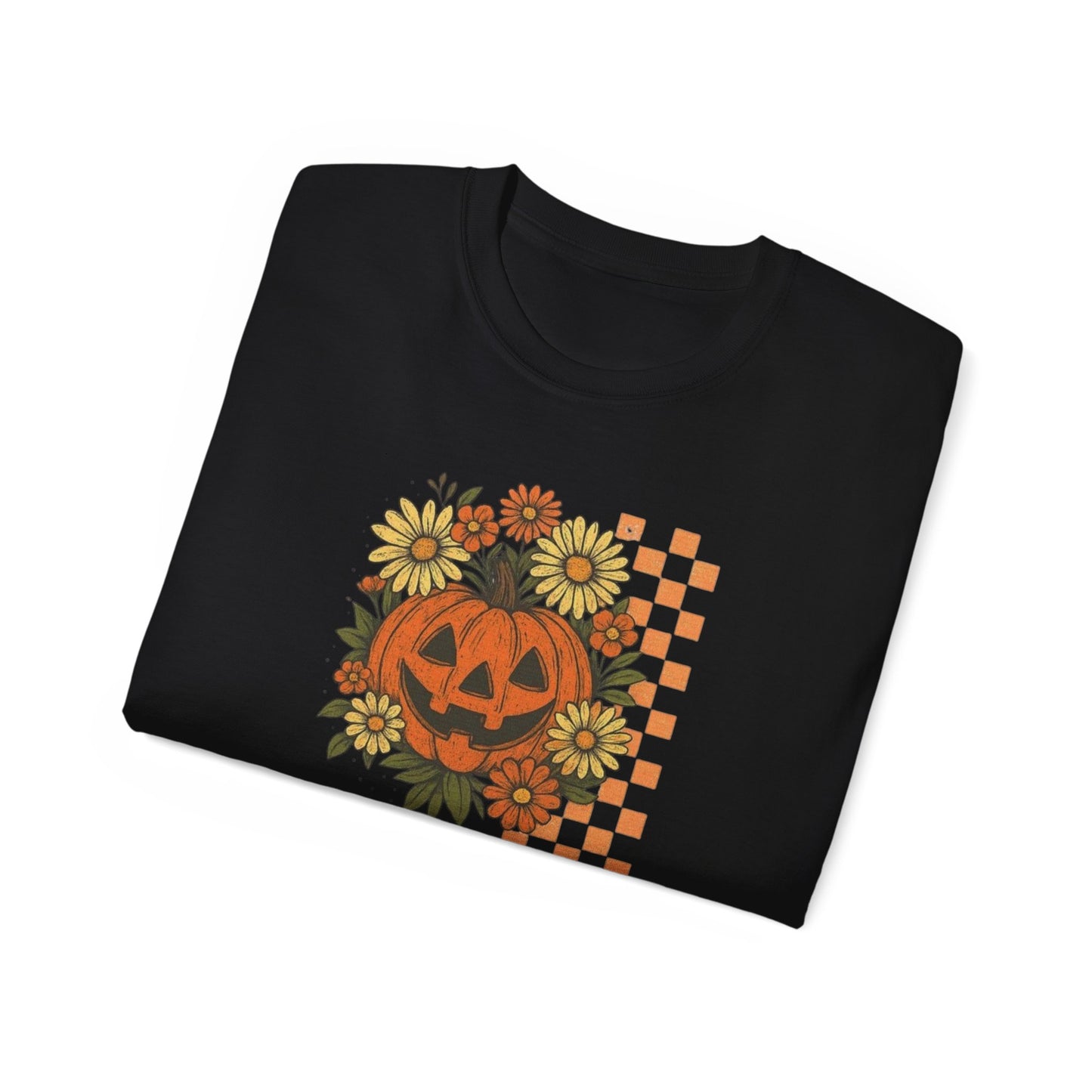 Checkered Jack O' Lantern Ultra Cotton Tee