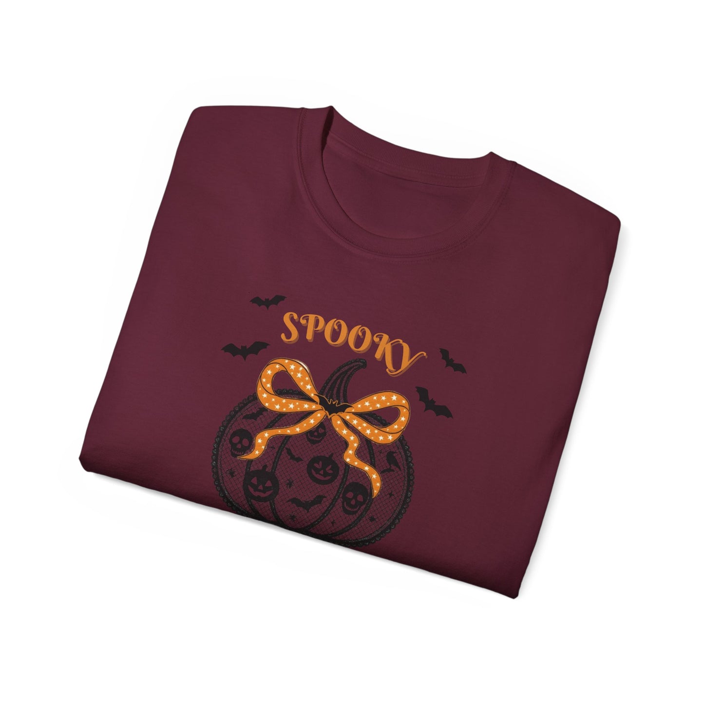 Spooky Season-Laced Pumpkin Unisex Ultra Cotton Tee