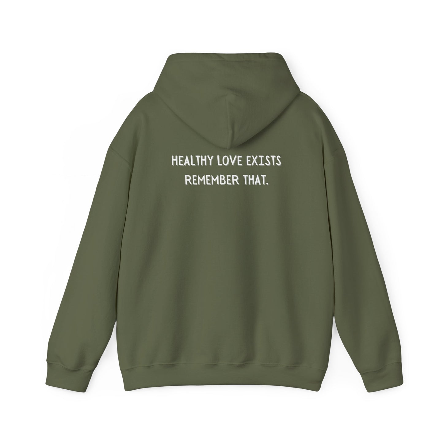 Healthy Love Exists Unisex Heavy Blend™ Hooded Sweatshirt