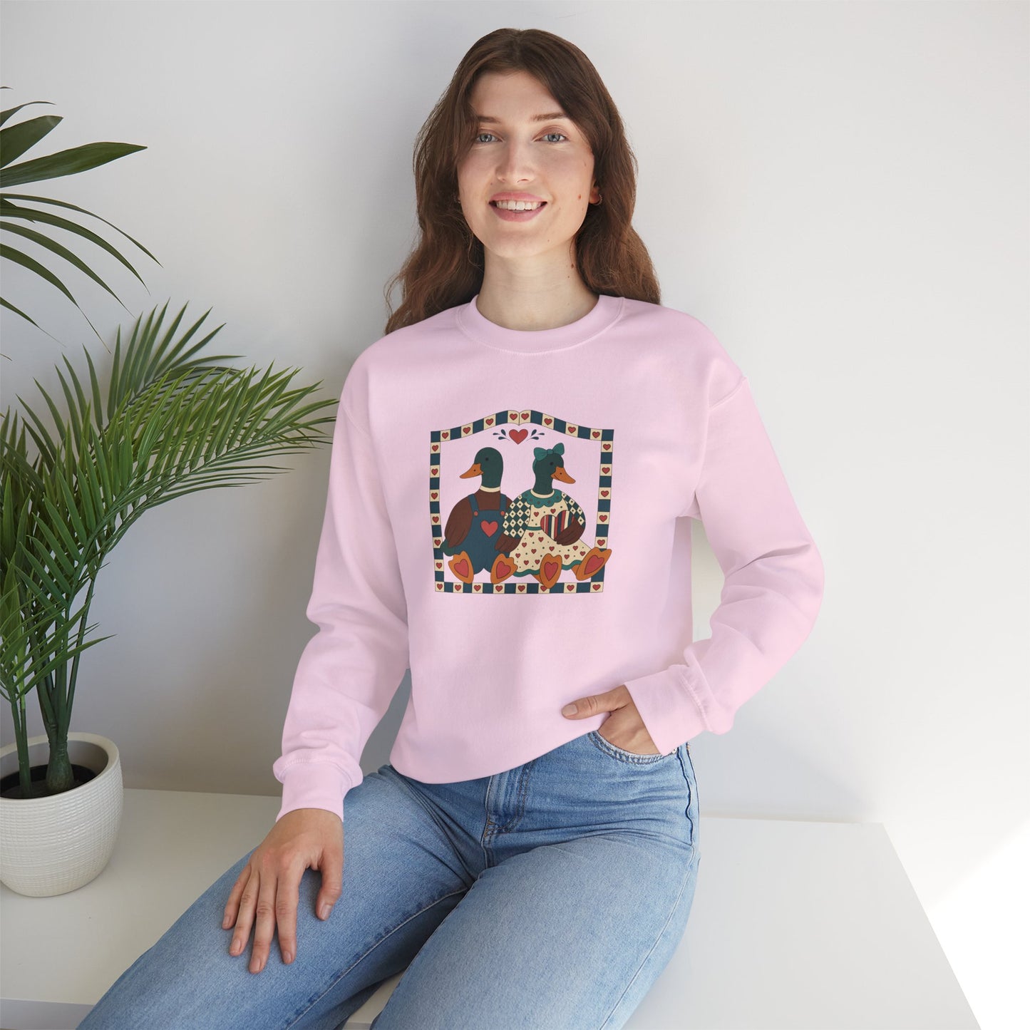 Vintage Geese Unisex Heavy Blend™ Crewneck Sweatshirt