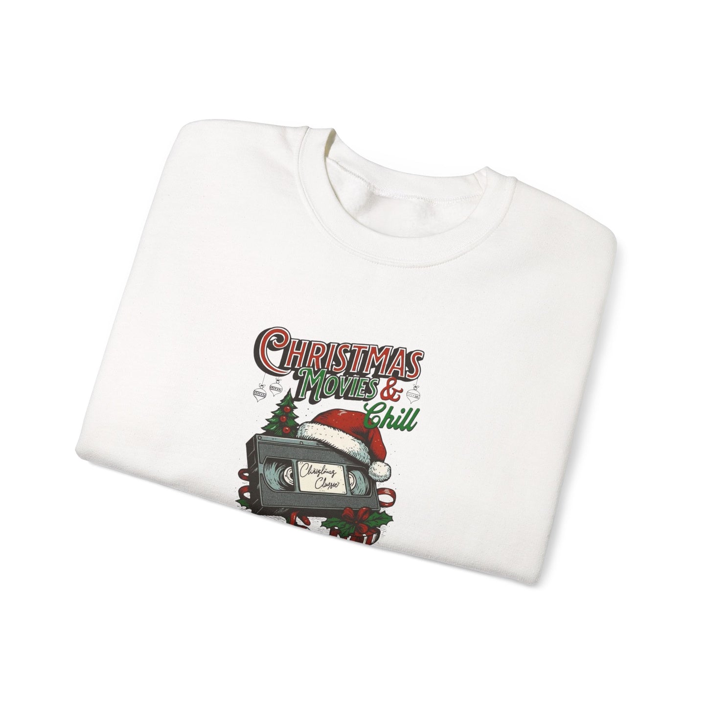 Christmas Movies & Chill Heavy Blend™ Crewneck Sweatshirt