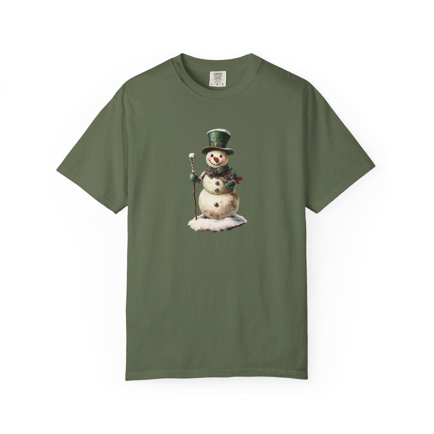 Snowman Unisex Garment-Dyed T-shirt