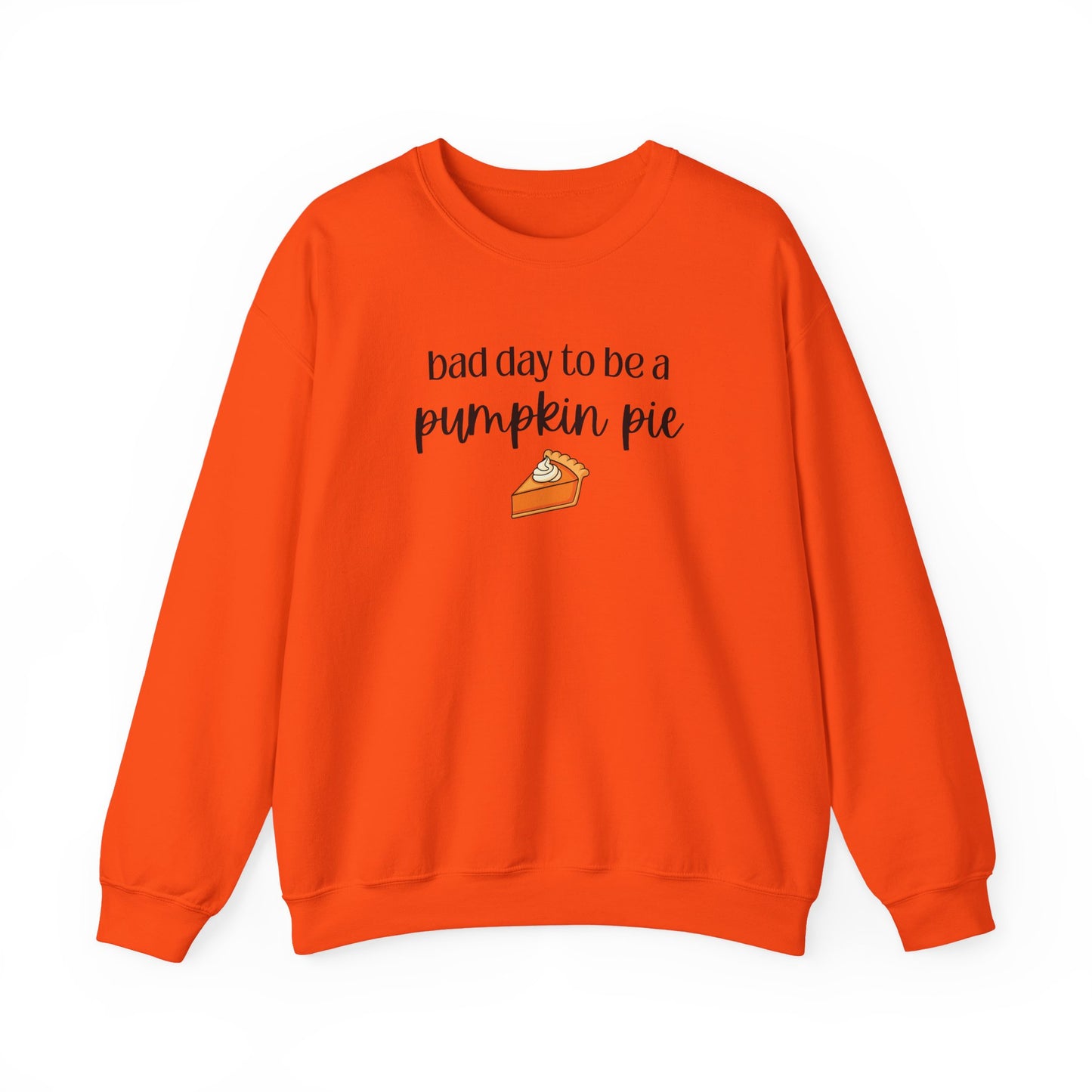 Bad Day to be a Pumpkin Pie Unisex Heavy Blend™ Crewneck Sweatshirt