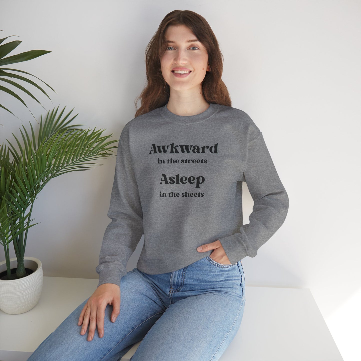 Awkward in the streets Unisex Heavy Blend™ Crewneck Sweatshirt